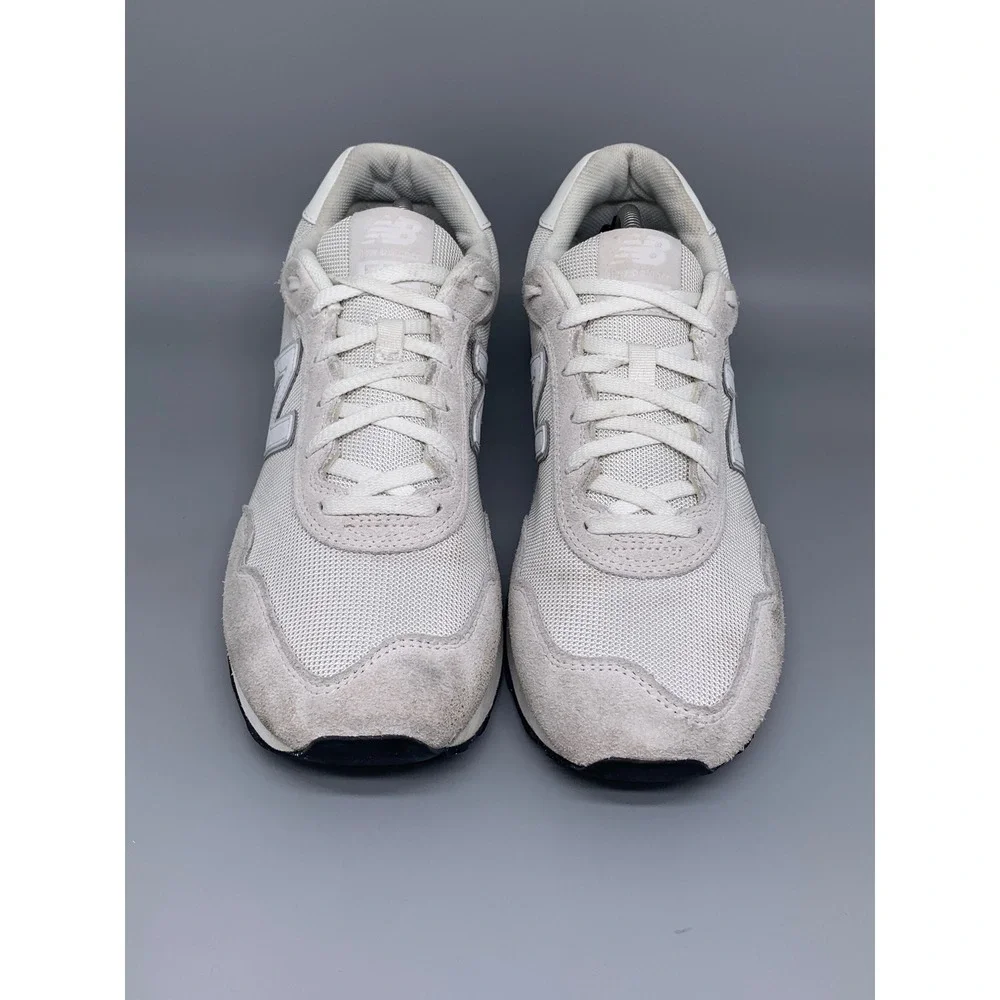 New Balance 515 White Gray Lifestyle Running Shoes ML515WHT Men's Sz 12